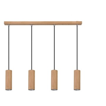 LED-lampa på kabel PIPE 4xGU10/5W/230V matt ek