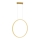 LED-lampa på kabel SATURNO LED/28W/230V Ø 50 cm IP44 guld