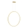 LED-lampa på kabel SATURNO LED/46W/230V Ø 80 cm IP44 guld