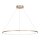 LED-lampa på kabel SATURNO LED/57W/230V Ø 100 cm IP44 guld