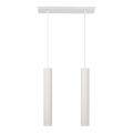 LED-lampa på kabel TUBA 2xGU10/4,8W/230V vit