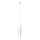 LED-lampa på kabel TUBULAR 3xLED/5W/230V vit
