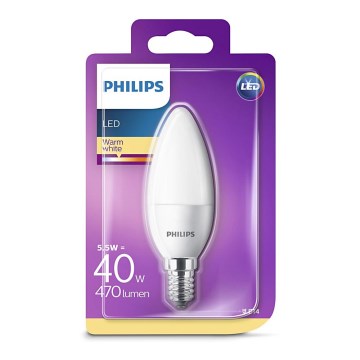 LED-lampa Philips E14/5,5W/230V 2700K