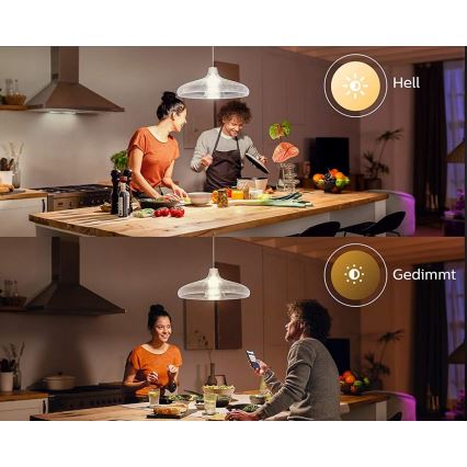 LED-lampa Philips Hue Vit E67 E27/15,5W/230V