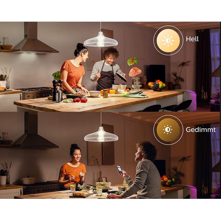 LED-lampa Philips Hue Vit E67 E27/15,5W/230V
