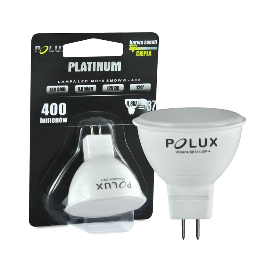 LED-lampa Platina GU5,3/MR16/4,9W/12V 3000K