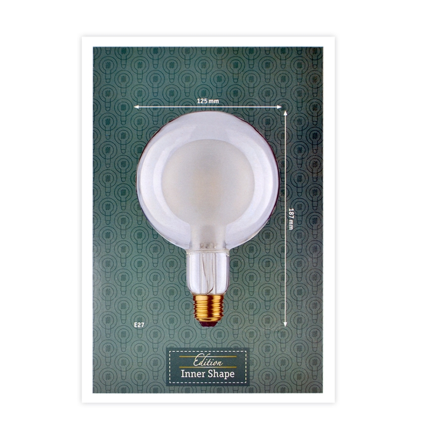 LED-lampa SHAPE G125 E27/4W/230V 2700K - Paulmann 28764