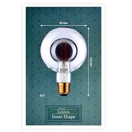 LED-lampa SHAPE G95 E27/4W/230V 2700K - Paulmann 28766