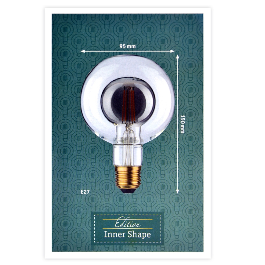 LED-lampa SHAPE G95 E27/4W/230V 2700K - Paulmann 28766