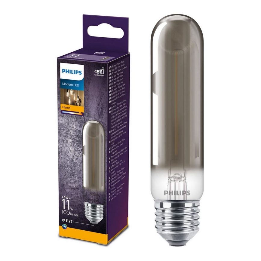 LED-lampa SMOKY VINTAGE Philips T32 E27/2.3W/230V 2,700K