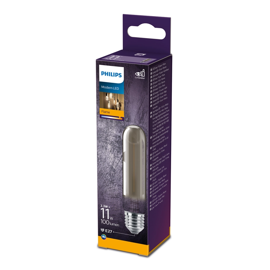 LED-lampa SMOKY VINTAGE Philips T32 E27/2.3W/230V 2,700K