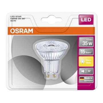 LED-lampa stjärna GU10/3W/230V 2700K - Osram
