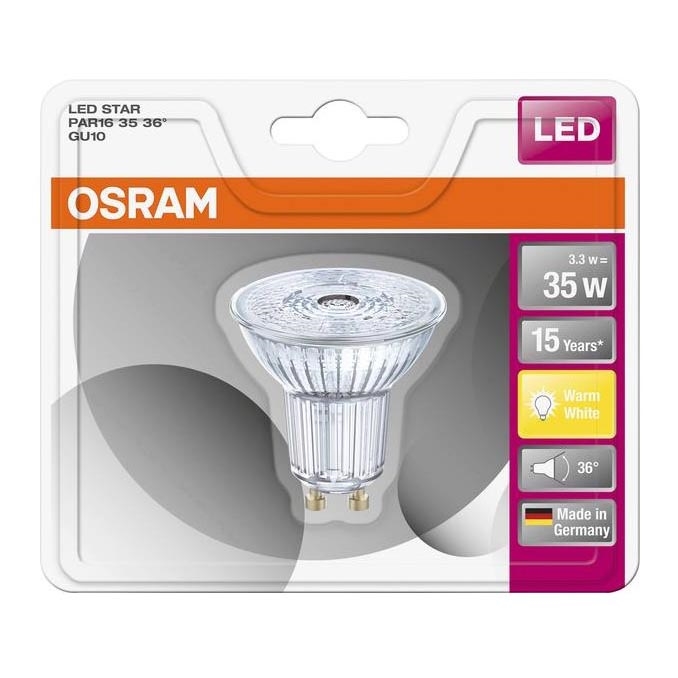 LED-lampa stjärna GU10/3W/230V 2700K - Osram