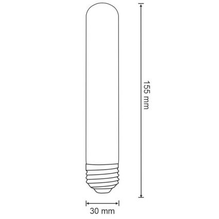 LED-lampa VINTAGE E27/4W/230V 3000K