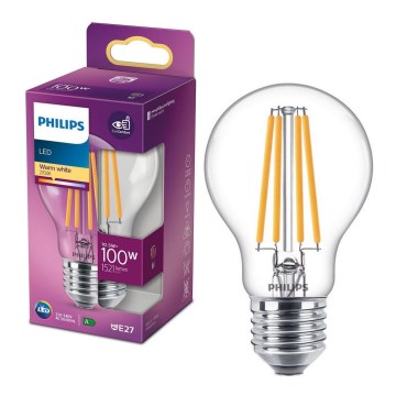 LED-lampa VINTAGE Philips A60 E27/10,5W/230V 2700K