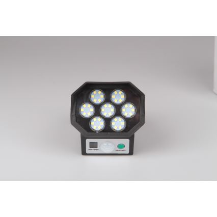 LED låtsas säkerhetskamera med sensor och med solcellspanel LED/5W/5,5V IP65 + fjärrkontroll