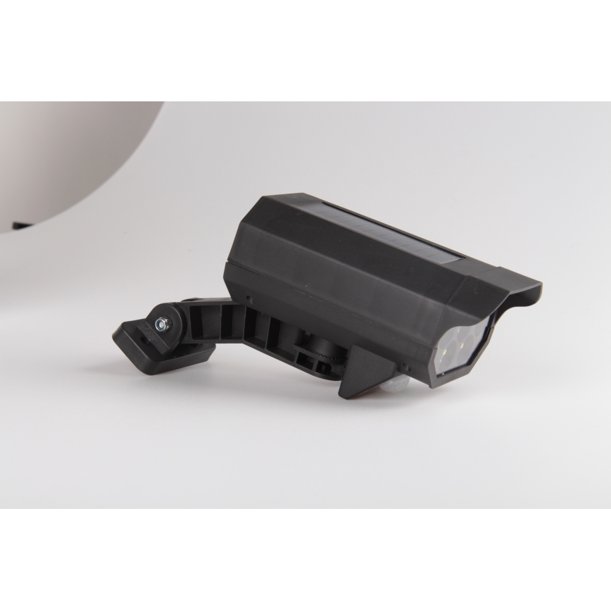 LED låtsas säkerhetskamera med sensor och med solcellspanel LED/5W/5,5V IP65 + fjärrkontroll