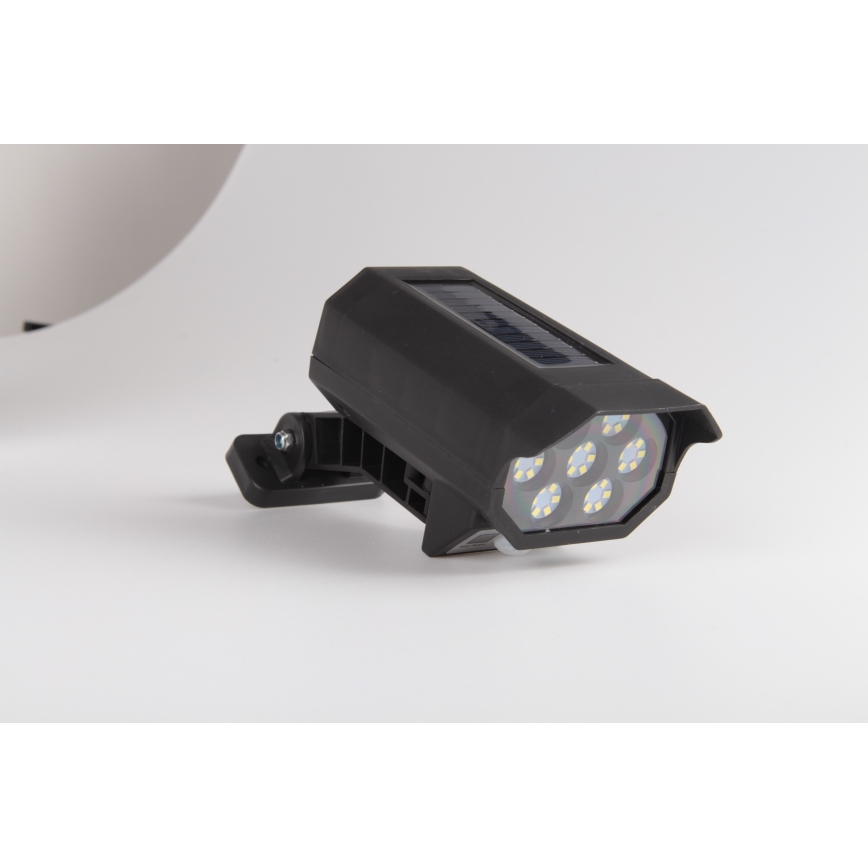 LED låtsas säkerhetskamera med sensor och med solcellspanel LED/5W/5,5V IP65 + fjärrkontroll