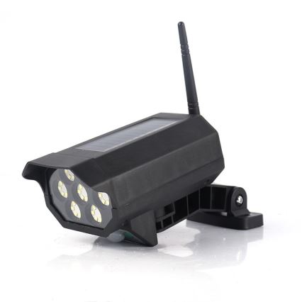 LED låtsas säkerhetskamera med sensor och med solcellspanel LED/5W/5,5V IP65 + fjärrkontroll