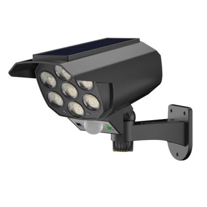 LED låtsas säkerhetskamera med sensor och med solcellspanel LED/5W/5,5V IP65 + fjärrkontroll