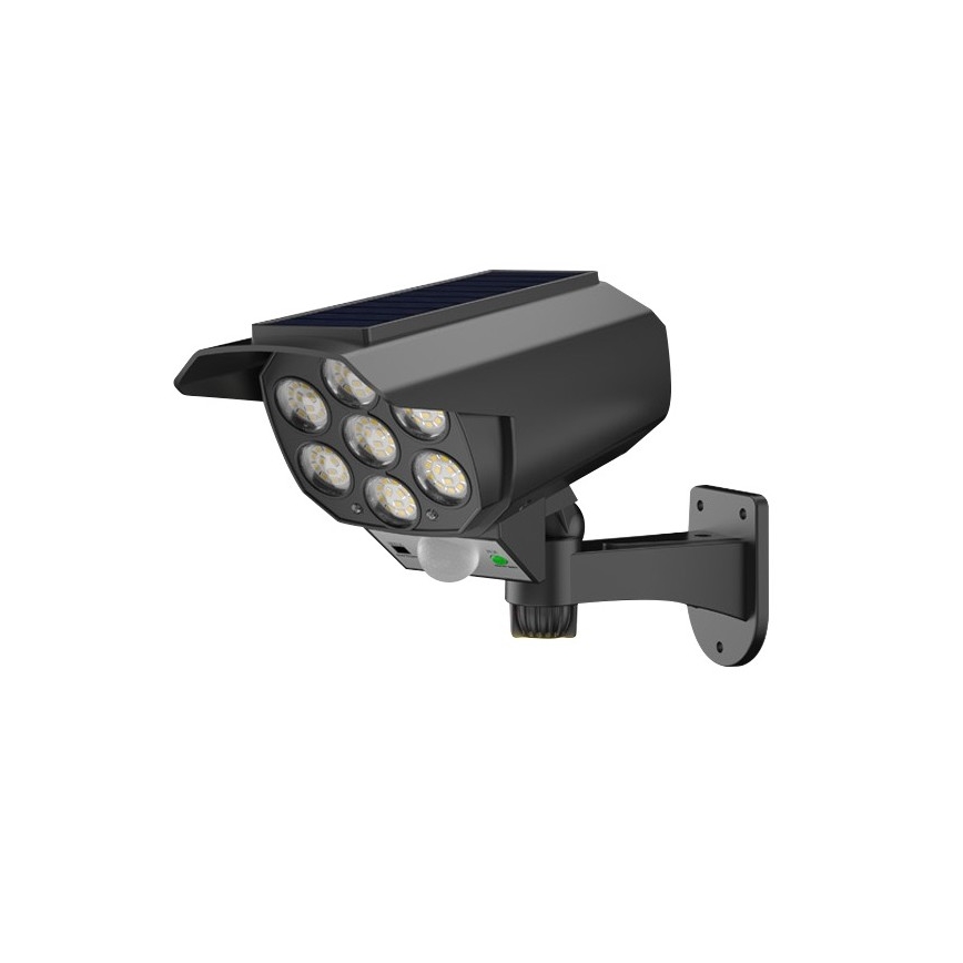 LED låtsas säkerhetskamera med sensor och med solcellspanel LED/5W/5,5V IP65 + fjärrkontroll