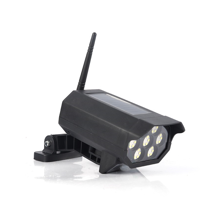 LED låtsas säkerhetskamera med sensor och med solcellspanel LED/5W/5,5V IP65 + fjärrkontroll