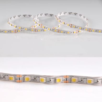 LED list 5m LED/10W/12V IP20 vit