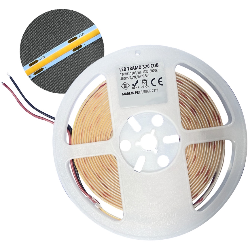 LED list LED/50W/12V 5 m 3000K IP65