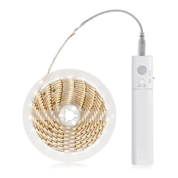 LED list med sensor 4xAAA 3000K 1m