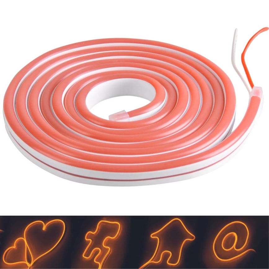 LED list NEON 5m LED/40W/24V orange IP65