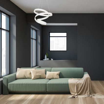 LED Ljuskrona med snöre ANDROMEDA LED/45W/230V