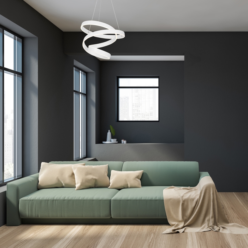 LED Ljuskrona med snöre ANDROMEDA LED/45W/230V