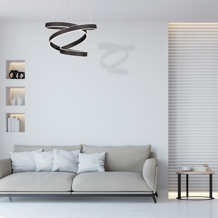 LED Ljuskrona med snöre ANDROMEDA LED/45W/230V