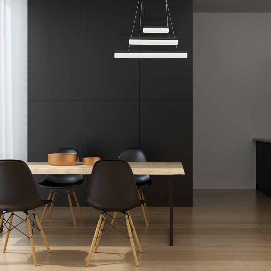 LED Ljuskrona med snöre BEAM LED/36W/230V