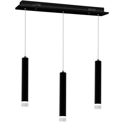 LED Ljuskrona med snöre BilBON 3xLED/15W/230V