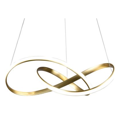 LED Ljuskrona med snöre CAPPIO LED/36W/230V guld