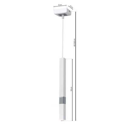 LED Ljuskrona med snöre CASTRO 1xG9/7W/230V