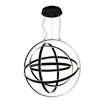 LED Ljuskrona med snöre COPERNICUS 1xLED/260W/230V svart