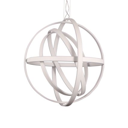 LED Ljuskrona med snöre COPERNICUS 1xLED/260W/230V vit