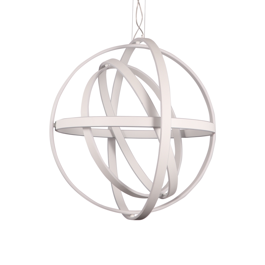 LED Ljuskrona med snöre COPERNICUS 1xLED/260W/230V vit