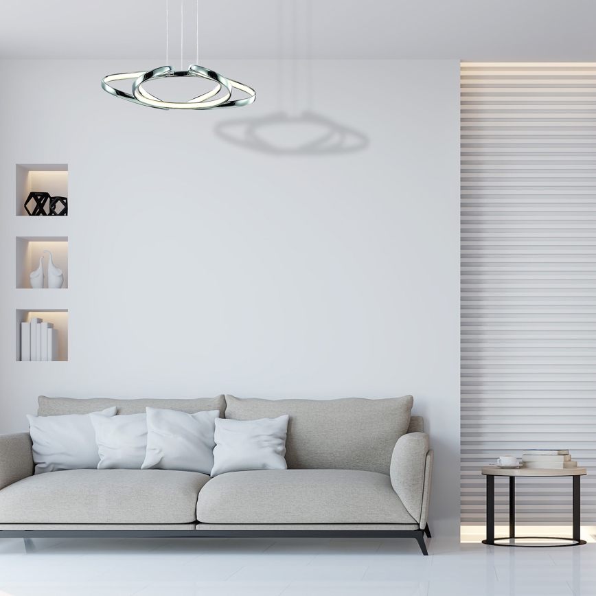 LED Ljuskrona med snöre COPERNICUS 1xLED/46W/230V