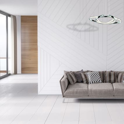 LED Ljuskrona med snöre COPERNICUS 1xLED/46W/230V