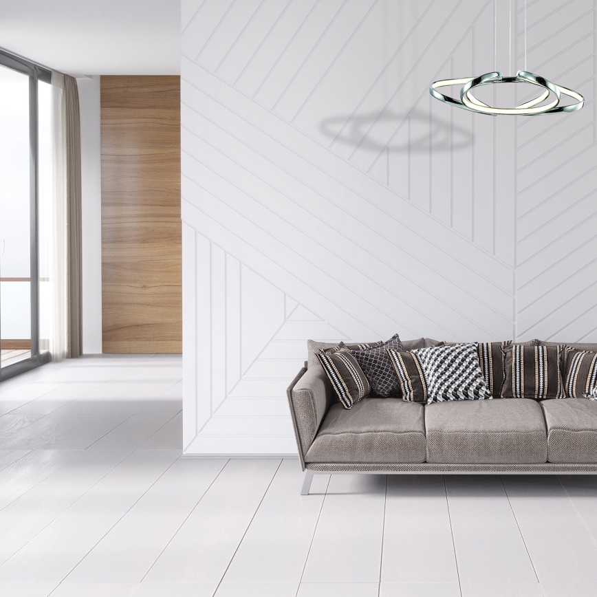 LED Ljuskrona med snöre COPERNICUS 1xLED/46W/230V