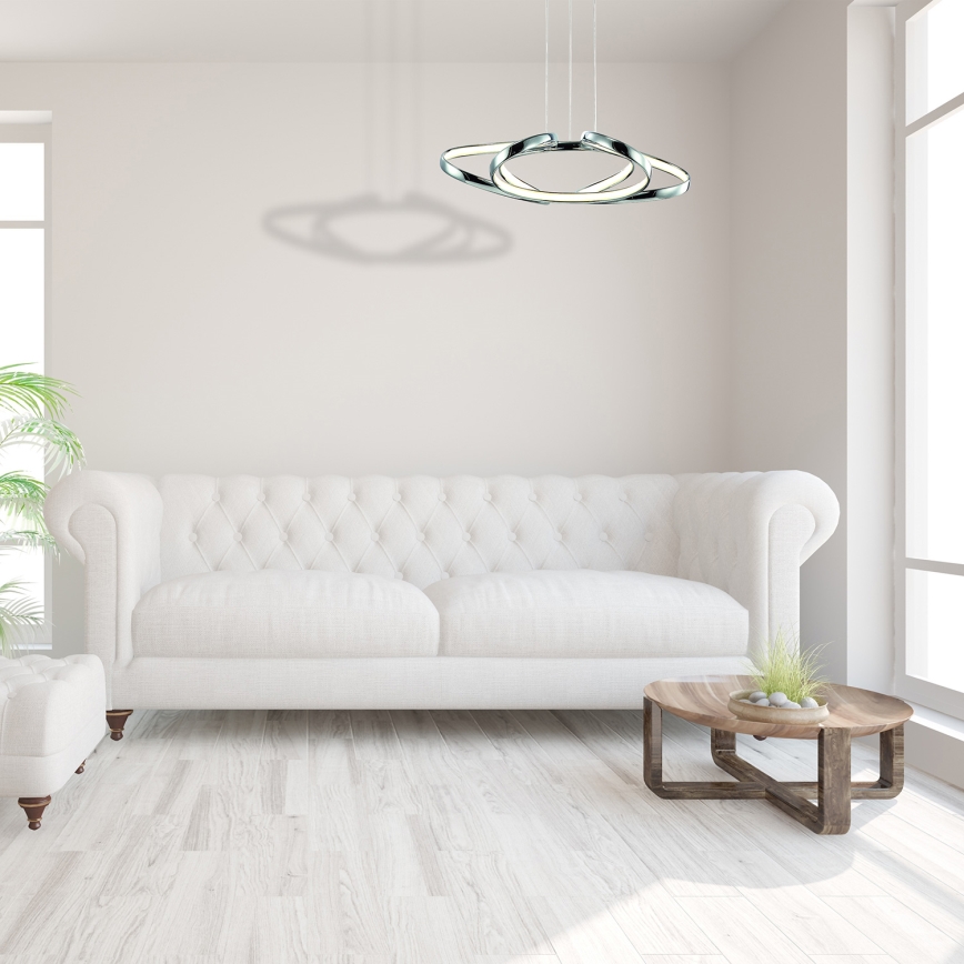 LED Ljuskrona med snöre COPERNICUS 1xLED/46W/230V