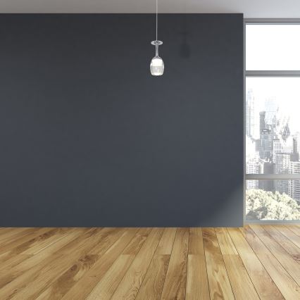 LED Ljuskrona med snöre COPPA 1xLED/5W/230V