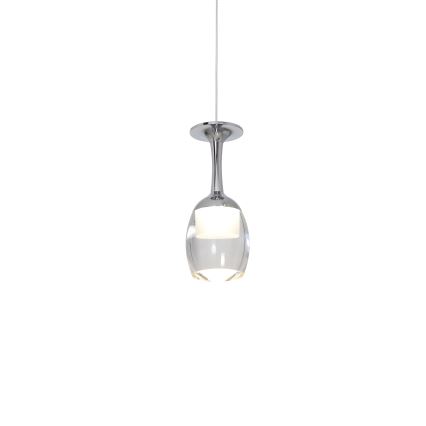 LED Ljuskrona med snöre COPPA 1xLED/5W/230V