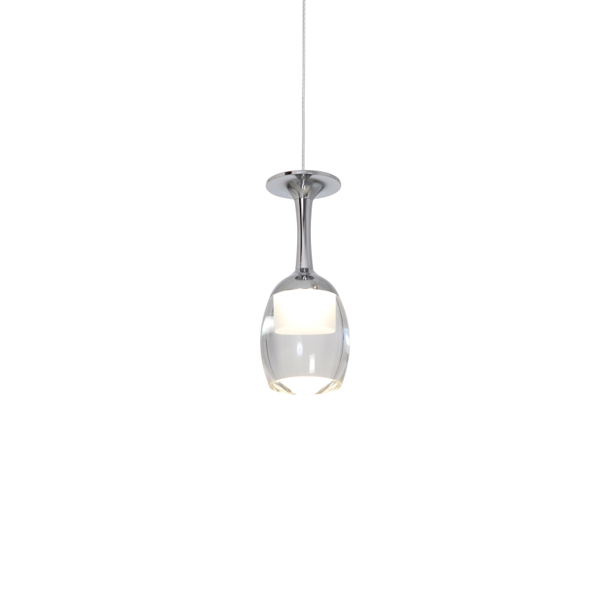 LED Ljuskrona med snöre COPPA 1xLED/5W/230V