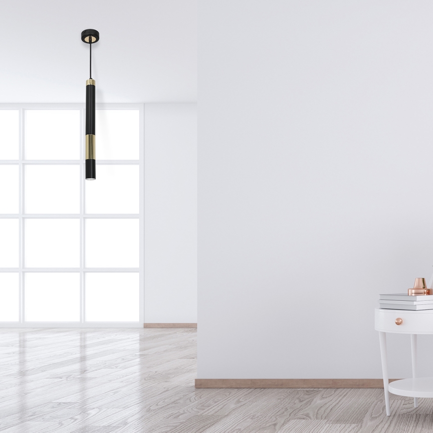 LED Ljuskrona med snöre DALLAS 1xGU10/3W/230V