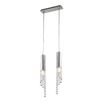 LED Ljuskrona med snöre DUERO 2xLED/3W/230V