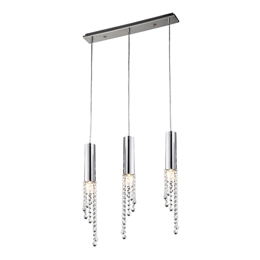 LED Ljuskrona med snöre DUERO 3xLED/3W/230V